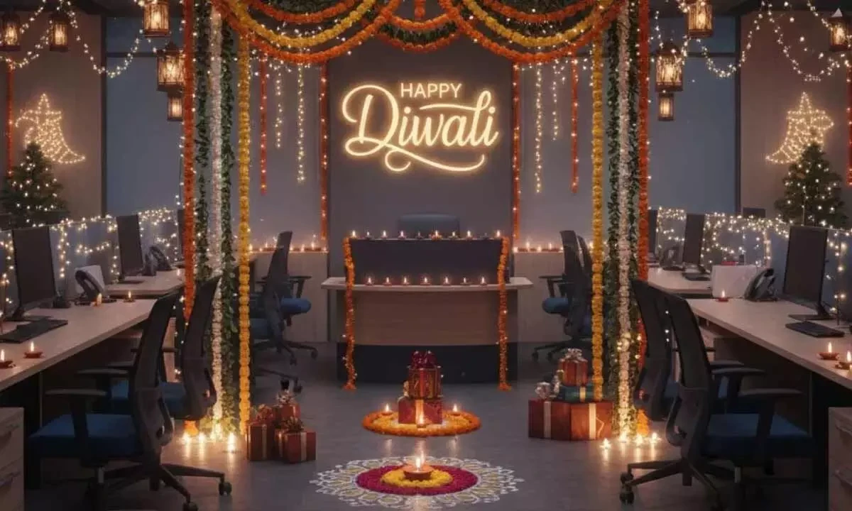 Corporate festive celebration and workplace engagement experience