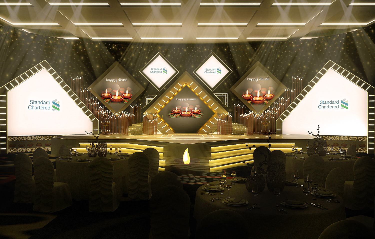 Corporate festive celebration and workplace engagement experience